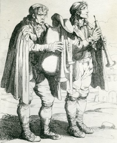 Li Pifferari by Bartolomeo Pinelli